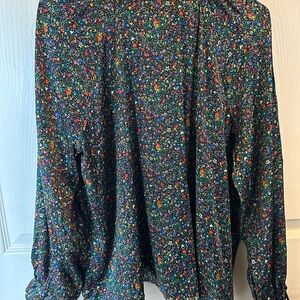 Cynthia Rowley Multicolor Floral Blouse